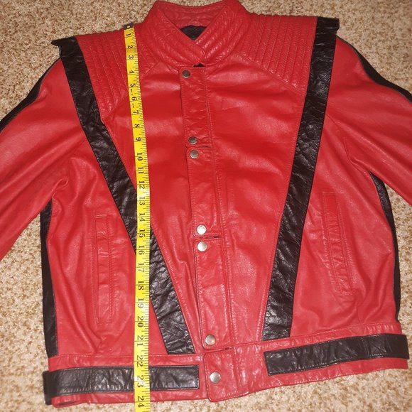 Michael Jackson Thriller Leather Jacket 42 Mens S/M - Picture 2 of 9